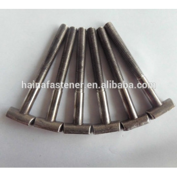 half thread T type bolt,costomed stainless steel T bolt, T handle bolt